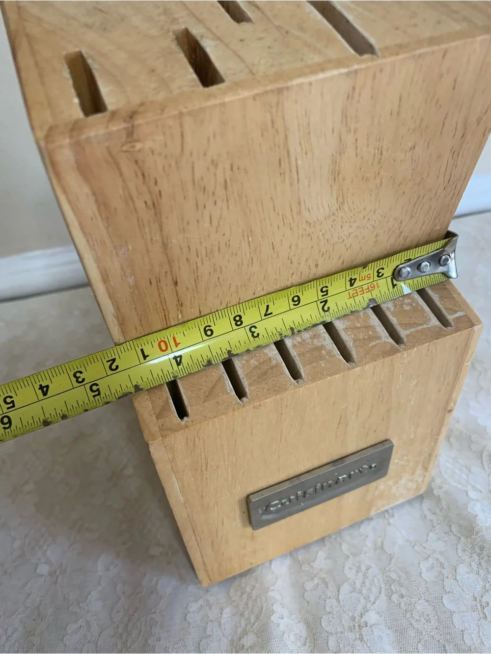 Cuisinart Light Wood Knife Block Organizer